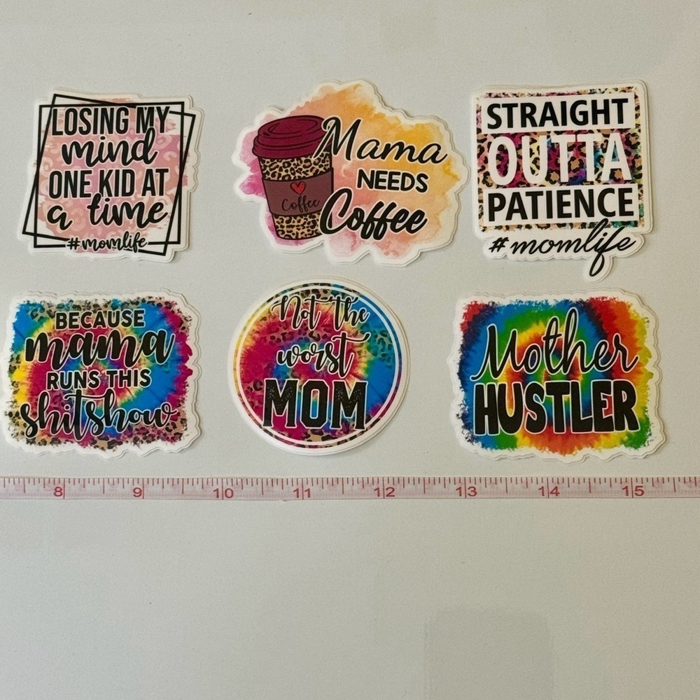 Sassy Mom Life Sticker Set of 6